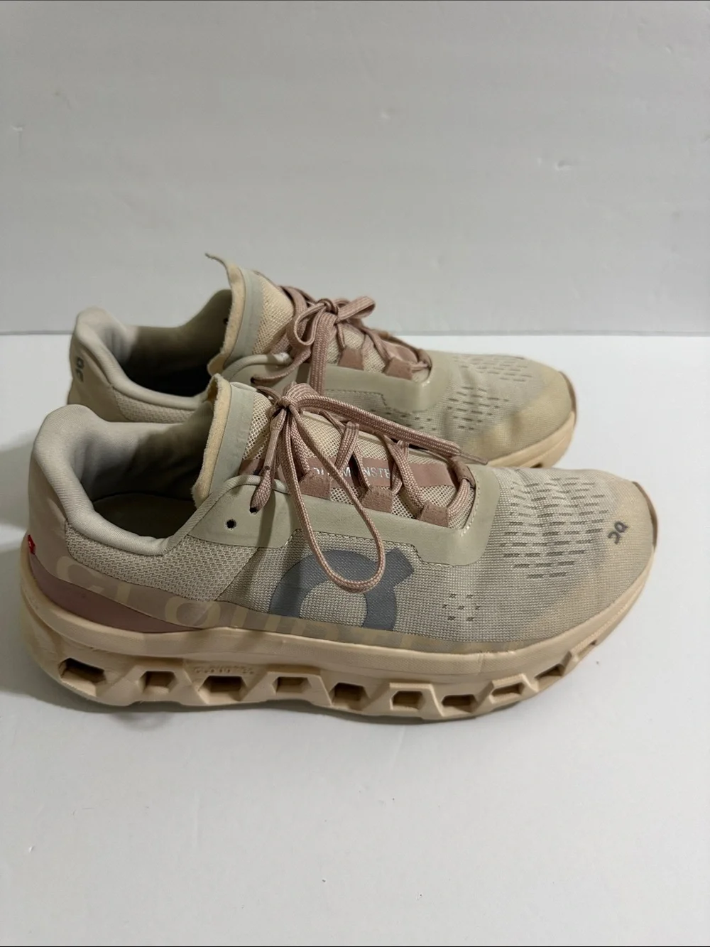 CloudMonster Women's Running Shoes in Sand and Blush